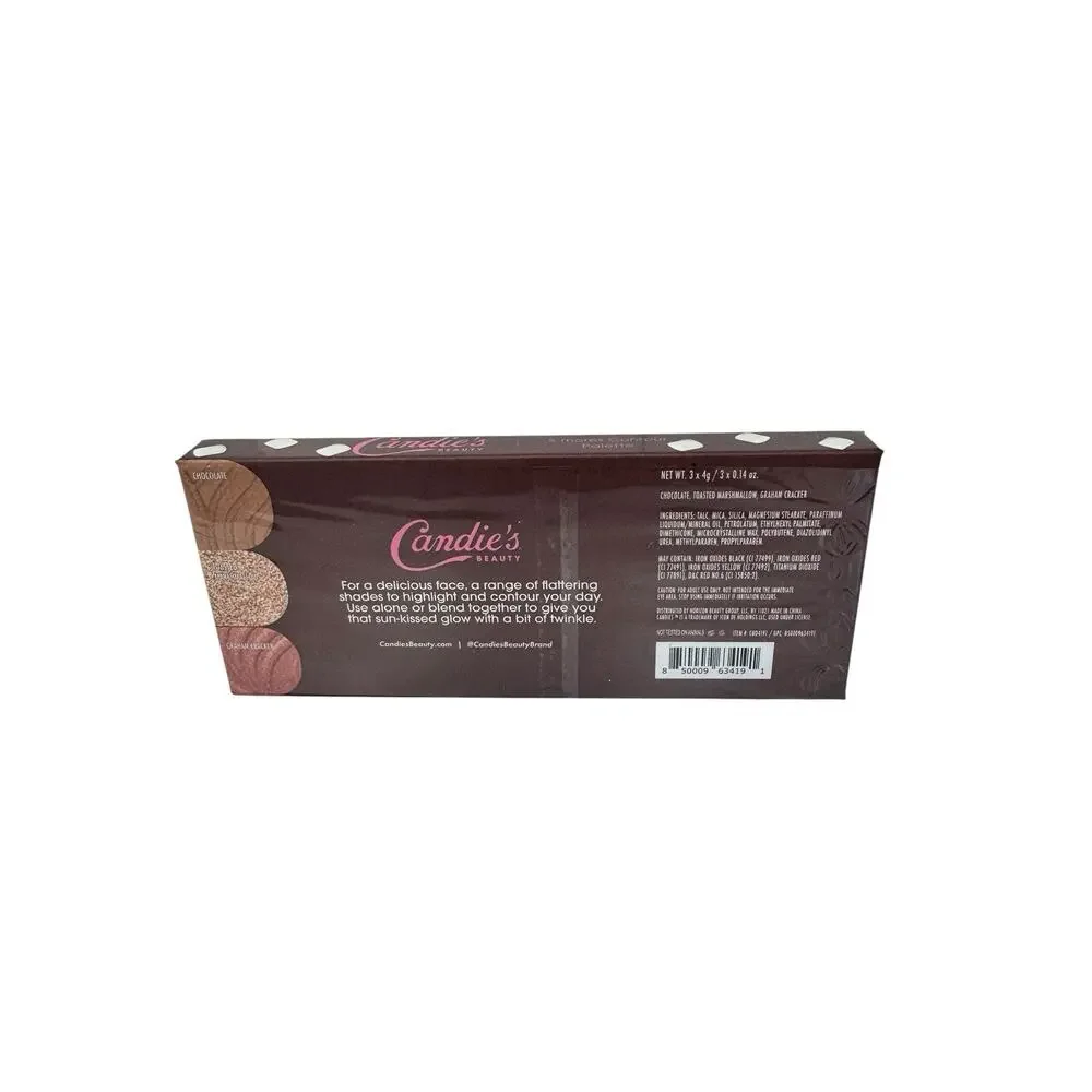 Candie's Beauty S'mores Contour Palette Trio Glow Pressed Powder 0.42 oz